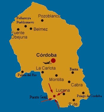 Mapa Córdoba